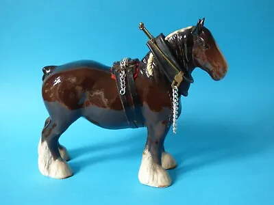 Buy Beswick Farm Countryside Brown Bay Shire Mare Horse Tack Harness 818 # Reduced # • 59.99£