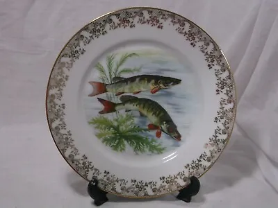 Buy Limoges China Plate Decorated With Fish Design • 0.99£