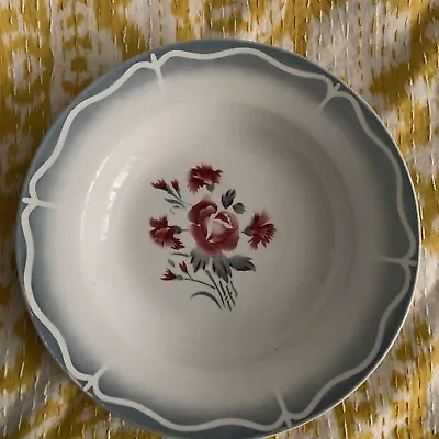 Buy Vintage Dijoin Sarreguemines  French Pottery 22Cms  Dia Plate Floral. • 25£