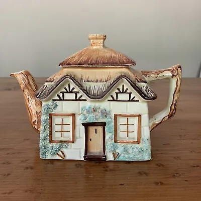 Buy English - Keele St Pottery Thatched Roof Cottage Teapot - EUC • 21.09£
