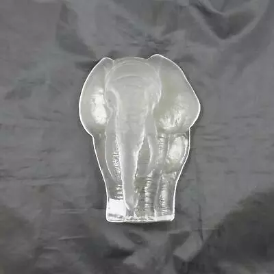 Buy Mats Jonasson Elephant Paperweight #3139 Lead Crystal Glass Sculptured • 24.99£
