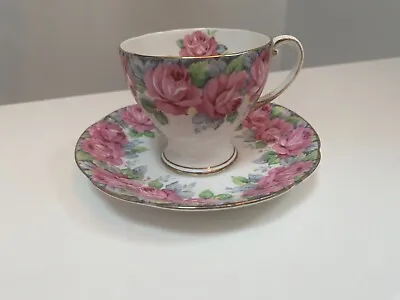 Buy Royal Standard Fine Bone China Teacup And Saucer.  Rose Of Sharon Floral Pattern • 19.18£