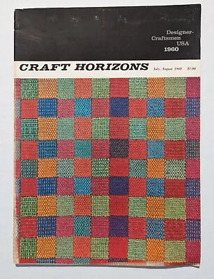 Buy Craft Horizons July/August 1960 Designer-Craftsmen USA Art Nouveau Bernard Leach • 4£
