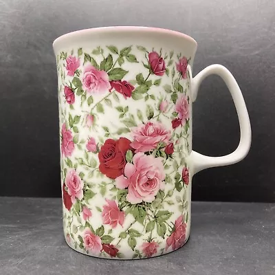 Buy Rose Of England Pink & Red Roses Fine Bone China Mug Made In England  • 19.95£
