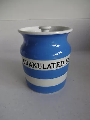 Buy T G Green Cornishware Granulated Sugar Storage Jar- Black Shield • 49.99£