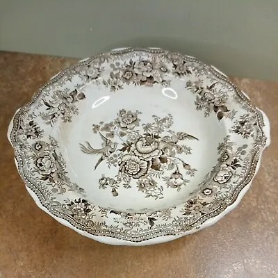 Buy Antique, Victorian C.1870, Beech & Hancock Asiatic Pheasants, Serving Dish/Bowl • 9.95£