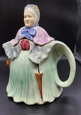 Buy Vintage Tony Wood Staffordshire Pottery Little Old Lady Tea Pot • 14.50£