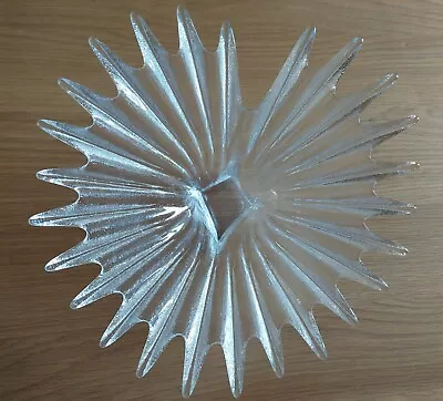 Buy Dartington Crystal Palm Bowl Large 12 Inch Anita Harris Vintage Glass • 15.90£