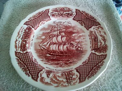 Buy Alfred Meakin Plate  Fairwinds The Friendship Of Salem  Sepia Colour Used/Good • 3£