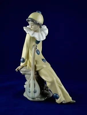 Buy NAO By LLADRO 1054 Figure Clown Boy With Mandolin - PERFECT • 32.50£