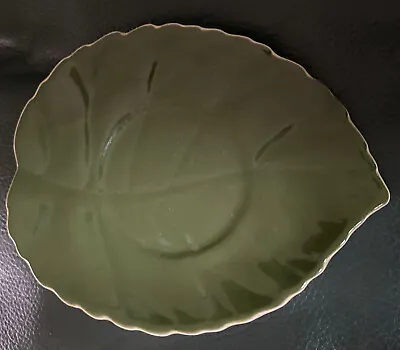 Buy Carlton Ware Green Leaf Shaped Dish-made In England-13 Cm Long-10 Cm Wide Bd35 • 14£