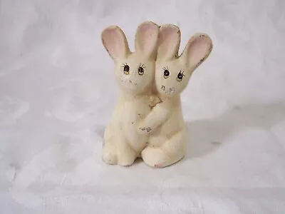 Buy Cute Small Hugging Pottery Rabbit Figure • 2£