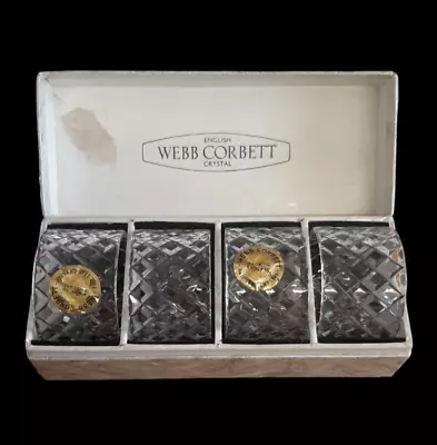 Buy Vintage English Webb Corbett Crystal Napkins Ring Full Lead Crystal. Boxed Uk • 40£