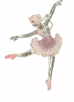 Buy Kurt  S Adler Pink Ballerina Christmas Tree Ornament Nutcracker Ballet • 14.14£