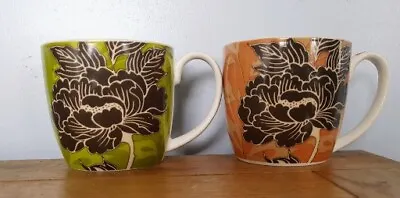Buy 2  Johnson Brothers Fine China Floral Coffee Mugs 14 Fl Oz • 9.95£