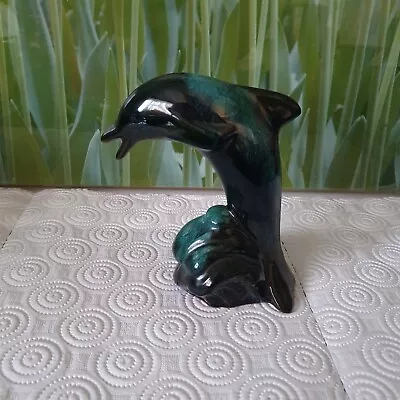 Buy Vintage Canadian Blue Mountain Pottery BMP Jumping Dolphin Figurine • 5£