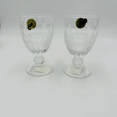 Buy Waterford Colleen Claret Wine Glasses Set Vintage Crystal 2 Pieces Short Stem • 113.80£