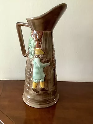 Buy Radford Hand Painted Pitcher / Jug The Tavern  Design In Relief  & Gloss Finish • 12£