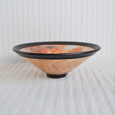 Buy Ardine Spitters Pottery Bowl, Pit Fired Marble Effect Ceramic Bowl, Dutch • 28£