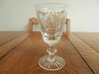 Buy Vintage Edinburgh Crystal  Star Of Edinburgh  Cut Wine Glass Signed 2 Available • 24.99£