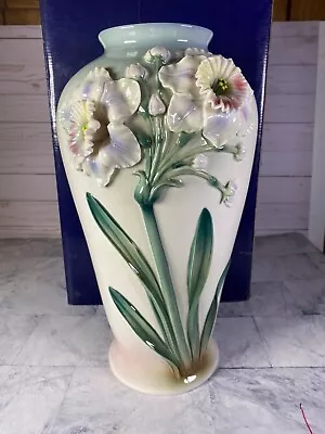 Buy Franz Porcelain Daffodil Flower Vase FZ00057 + Box • 144.16£
