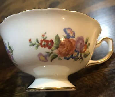 Buy Hammersley Floral Bone China Tea Cup Made In England Vintage • 19.57£