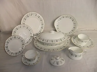 Buy C4 Porcelain Fine Bone China Minton - Alpine Spring - Floral, Gilded Edge - 1C1E • 4.99£
