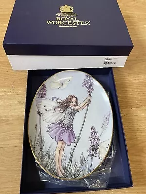 Buy ROYAL WORCESTER THE LAVENDER OVAL PLATE  Cicely Mary Barker • 15£