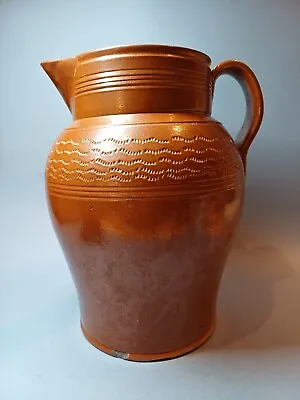 Buy Antique 19th Century Huge Salt Glazed Stoneware Jug  • 26£