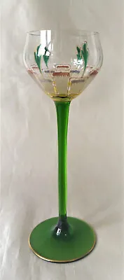 Buy Theresienthal Art Nouveau Translucent Enamelled Cordial/Liqueur Glass. C1905 • 125£