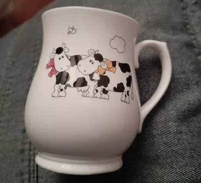 Buy Milton Staffordshire Fine Bone China Mug With Cows  Decoration • 9.99£