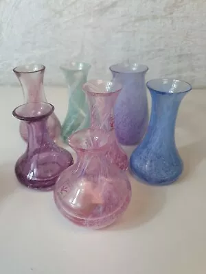 Buy Small Bundle Of Cathiness Small Bud Vases Various Colours • 9.99£