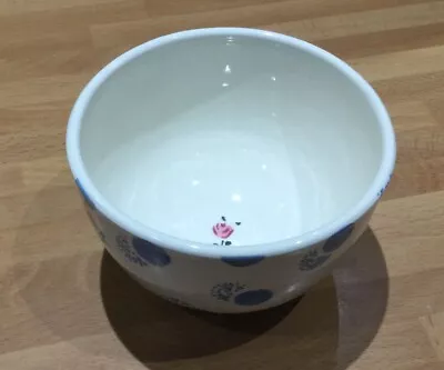 Buy Laura Ashley Bowl Hand Decorated Ditsy Floral Polka Dot Print Cereal Soup China • 3.90£