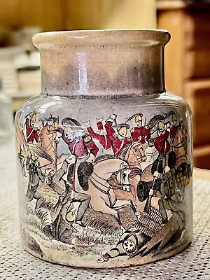 Buy Pratt Pottery  Crimean War Jar - The Dragoon Charge Balaklava 1850’s Near Mint • 350£