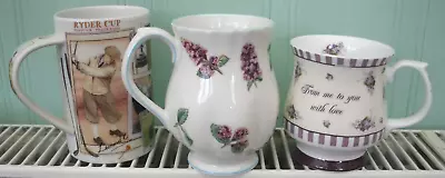 Buy Unused Royal Albert Peppermint Tea Remedy Cup/ Dunoon Golf Mug & Past Times Cup • 4£