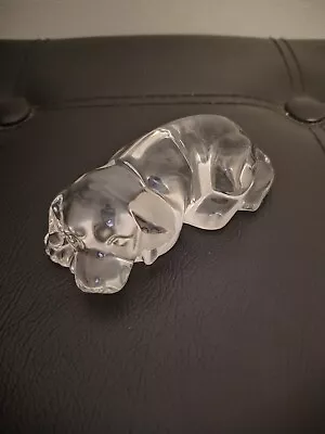 Buy Vintage Princess House Cut Glass Crystal Sleeping Dog Figurine • 10£