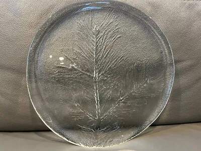 Buy Vintage Finnish Glass Plate By Humppila Design Kaija Aarikka • 17.05£