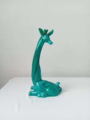Buy Cute Anglia Pottery Giraffe Blue Green AP212 • 8£