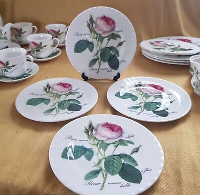 Buy Roy Kirkham Redoute Roses Salad Plate - Excellent Unused Condition - 1996 • 7.99£