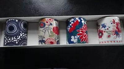 Buy Denby Monsoon Set Of 4 Fine China Mugs, 1 Each Of Yasuko, Keisha, Akira & Heidi • 9.99£