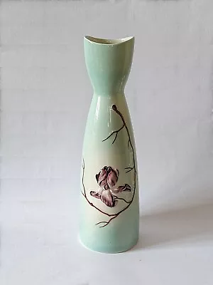 Buy Vintage Carlton Ware Australian Design Green Magnolia Ceranic Vase  • 48£