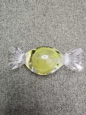 Buy Handmade Blown Glass Hard Candy Wrapping Green Swirl Pattern✨🌟☀️isle Wight • 13£