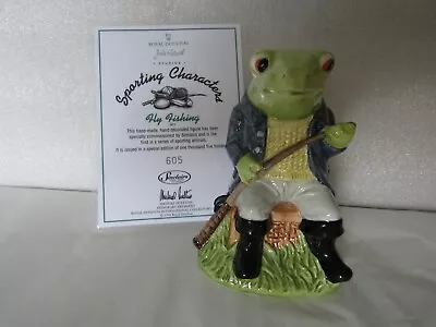Buy Beswick Sporting Characters Fly Fishing  SC1 Frog  Figure Limited Edition • 17.95£