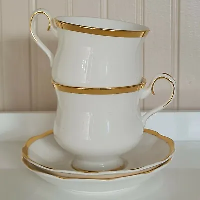 Buy Pair Of Vintage Royal Albert Bone China Tea Cups & Saucers - Free P&P Included  • 12.95£