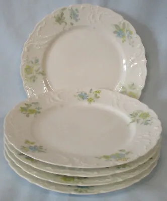 Buy Redon M. Limoges 5069 Blue Flowers Dessert Salad Plate Set Of 5 • 23.36£
