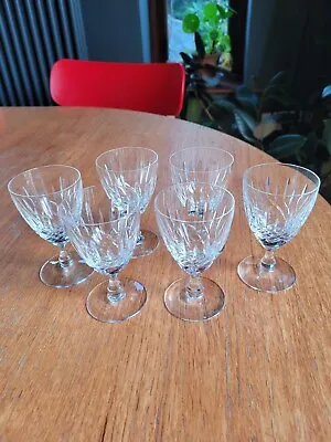 Buy  6 X Edinburgh Crystal Sherry Glasses Excellent Condition  • 19£