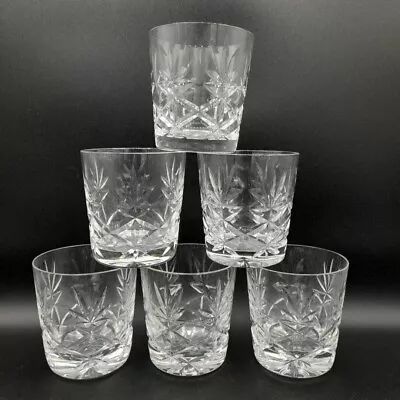 Buy 6 X Crystal Tumbler Glasses Clear New -WRDC • 8.50£
