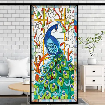 Buy Electrostatic Window Film Church Chapel Stained Glass Stickers Privacy Decor NEW • 14.84£