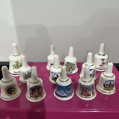Buy Miniature Set Of Bells From Different Counties Bone China  • 5£