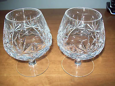 Buy 2 X Thomas Webb  Crystal  Oxford Brandy / Bailey's / Cognac Glasses  • 32.99£